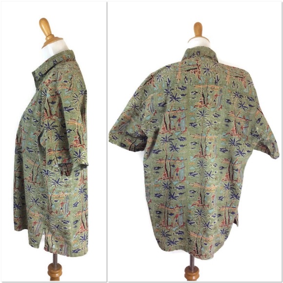 Kahala Hawaiian Shirt Surfer Print Avi Collection - Picture 2 of 5